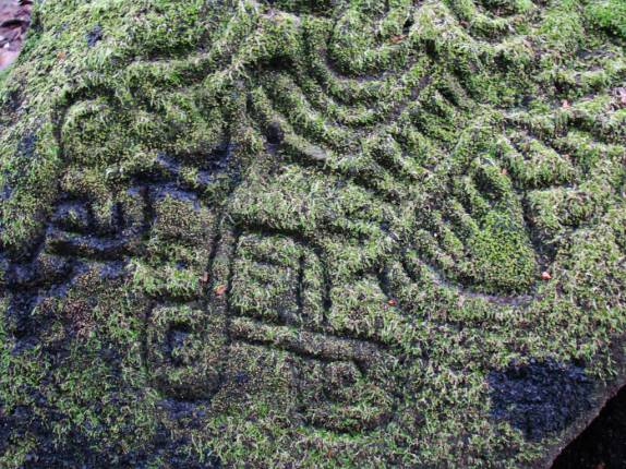 Petroglifo na região de Magdalena, na Isla Ometepe, no Lago Nicarágua Petroglifo na região de Magdalena, na Isla Ometepe, no Lago Nicarágua
