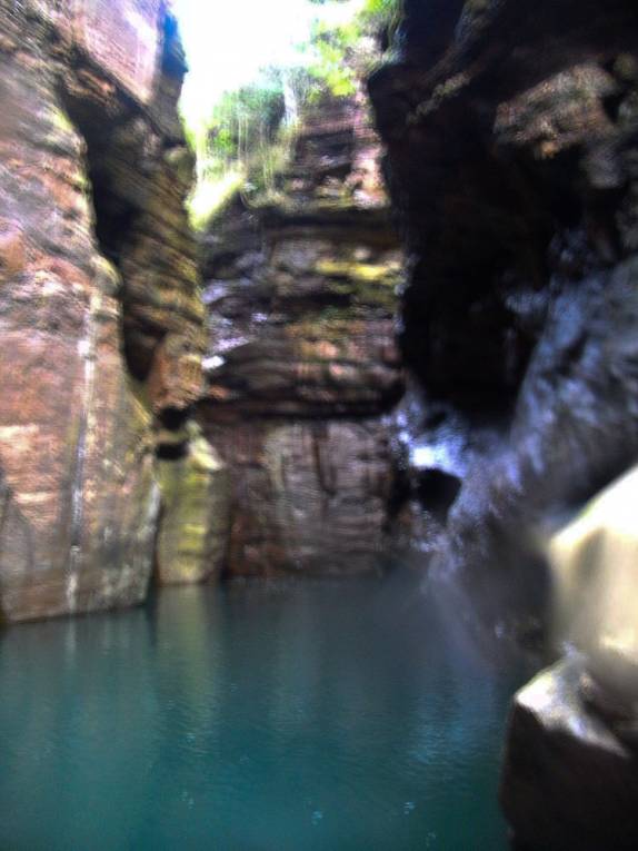 Piscina após o Sonrizal