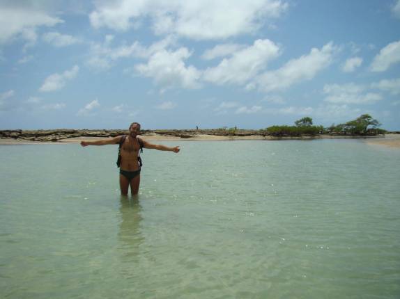 Piscina na Praia de Carneiros, em Tamandaré - PE Piscina na Praia de Carneiros, em Tamandaré - PE
