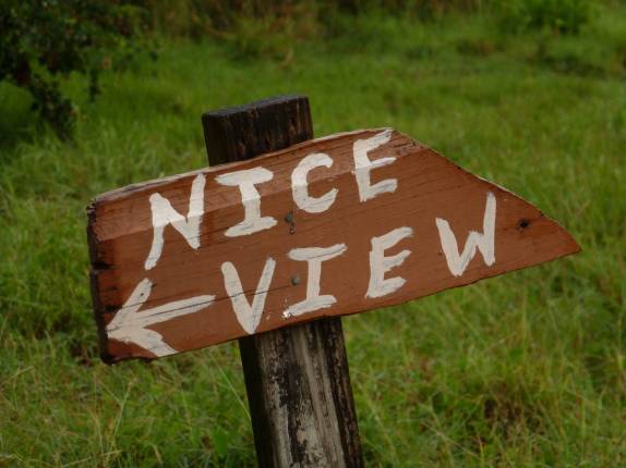 Placa informativa em estrada no norte de Barbados Placa informativa em estrada no norte de Barbados