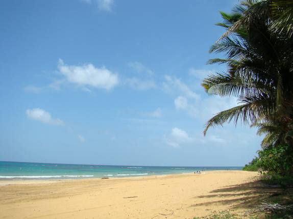 Playa del Sur, em Luquillo - Porto Rico Playa del Sur, em Luquillo - Porto Rico