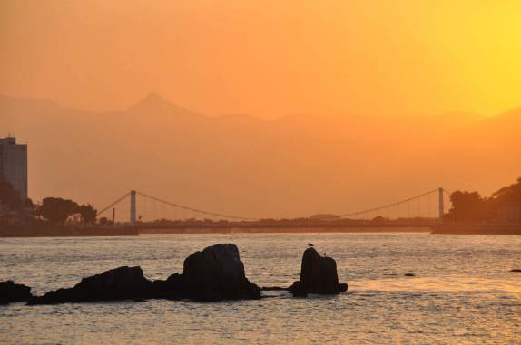 Ponte que liga Praia Grande à São Vicente - SP