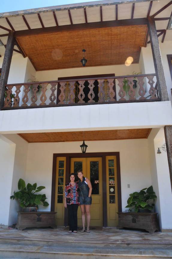 Pousada da Serrinha, em Mariana - MG, com a Cris