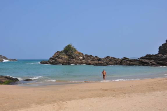 Praia da Ferradurinha, em Búzios - RJ, depois de um banho de mar Praia da Ferradurinha, em Búzios - RJ, depois de um banho de mar