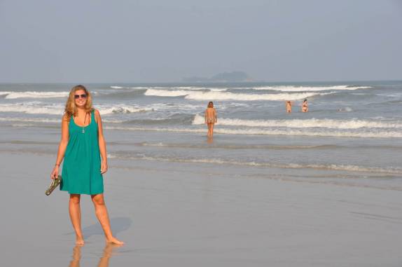 Praia das Pitangueiras, no Guarujá - SP Praia das Pitangueiras, no Guarujá - SP