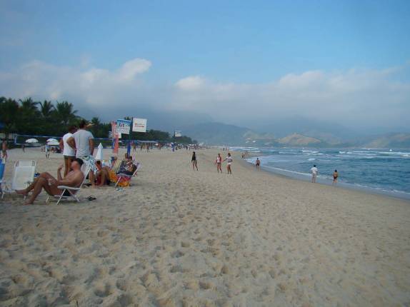 Praia de Maresias em São Sebastião - SP Praia de Maresias em São Sebastião - SP