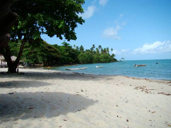 Praia de Moreré, na ilha de Boipeba - BA