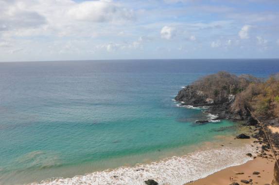 Praia do Sancho vista de cima, em Fernando de Noronha - PE