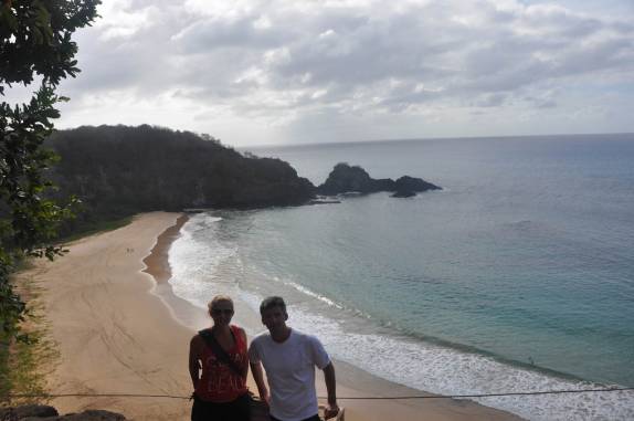Praia do Sancho vista de cima, em Fernando de Noronha - PE Praia do Sancho vista de cima, em Fernando de Noronha - PE