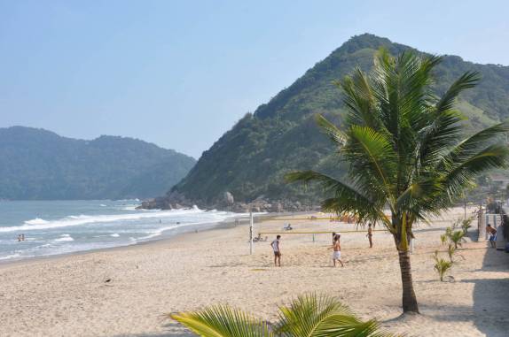 Praia do Tombo, no Guarujá - SP Praia do Tombo, no Guarujá - SP