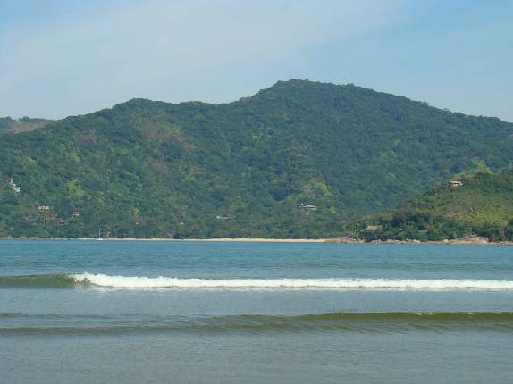 Praia Vermelha vista da Praia Dura em Ubatuba - SP Praia Vermelha vista da Praia Dura em Ubatuba - SP