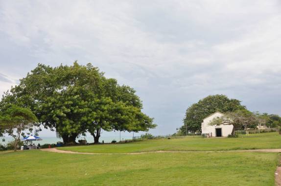Praça com ruínas do antigo colégio jesuíta no centro histórico de Porto Seguro - BA Praça com ruínas do antigo colégio jesuíta no centro histórico de Porto Seguro - BA