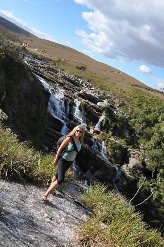 Primeira cachoeira do Rio São Francisco, na Serra da Canastra - MG