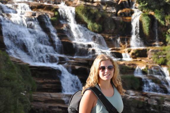 Primeira cachoeira do Rio São Francisco, na Serra da Canastra - MG Primeira cachoeira do Rio São Francisco, na Serra da Canastra - MG