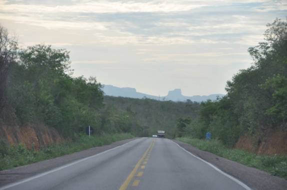 Primeira visão da Chapada Diamantina, em Lençóis - BA
