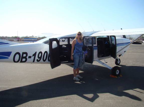 Prontos para o sobrevôo das famosas Linhas de Nazca, no Peru