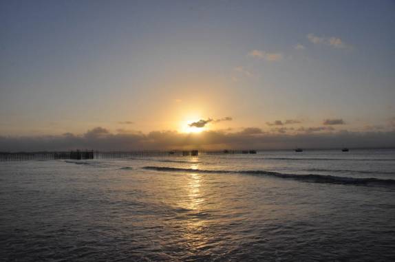 Pôr-do-sol na Ponta do Mutá em Barra Grande, Península do Maraú - BA