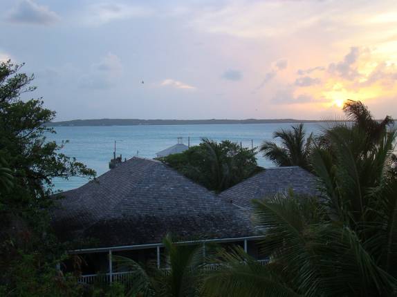 Pôr-do-sol na pousada em Harbour Island - Eleuthera - Bahamas