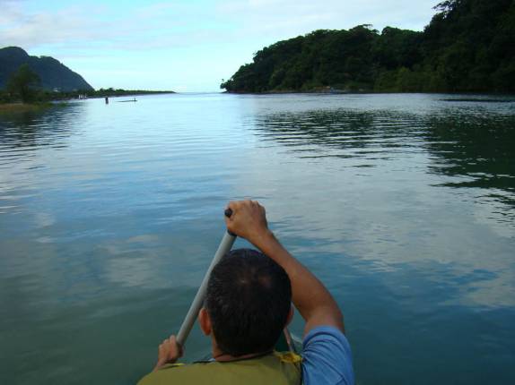 Remada de volta para casa - Juréia/SP Remada de volta para casa - Juréia/SP