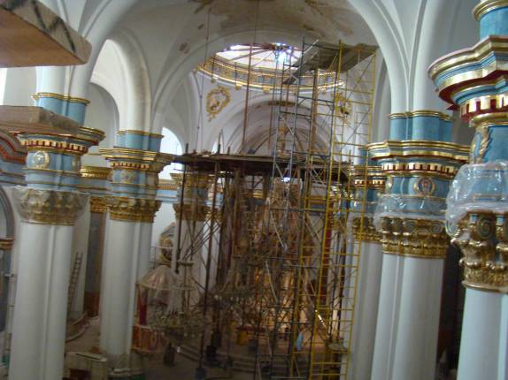 Restauração da parte interna da Catedral em Potosí - Bolívia