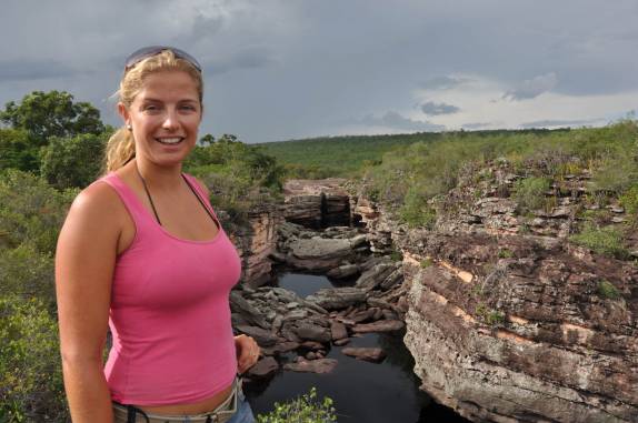 Rio da Cachoeira do Buracão, próxima à Ibicoara, na Chapada Diamantina - BA