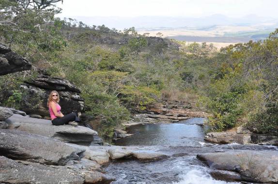 Rio do Poço Esmeralda em Carrancas - MG