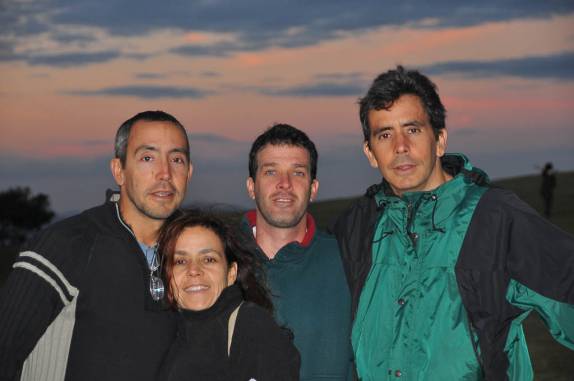 Rodrigo, Chico e Guto e Lalau no Pico do Gavião em Andradas - MG Rodrigo, Chico e Guto e Lalau no Pico do Gavião em Andradas - MG