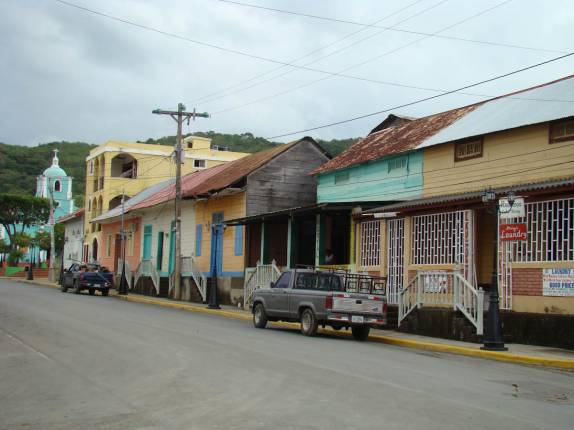 Rua de  San Juan del Sur, na Nicarágua Rua de  San Juan del Sur, na Nicarágua