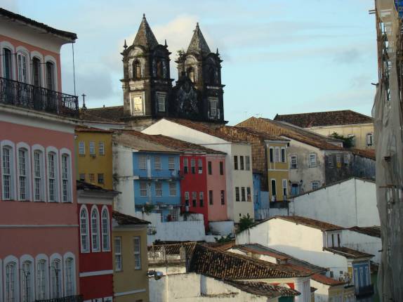 Santo Antônio visto do Pelourinho, em Salvador - BA Santo Antônio visto do Pelourinho, em Salvador - BA