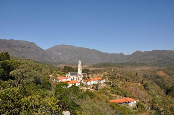 Santuário do Caraça - MG visto do Cruzeiro Santuário do Caraça - MG visto do Cruzeiro