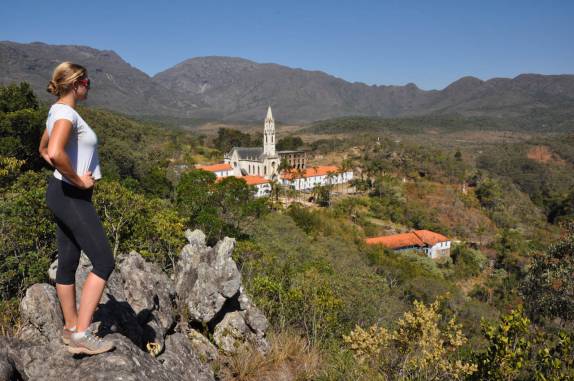 Santuário do Caraça - MG visto do Cruzeiro