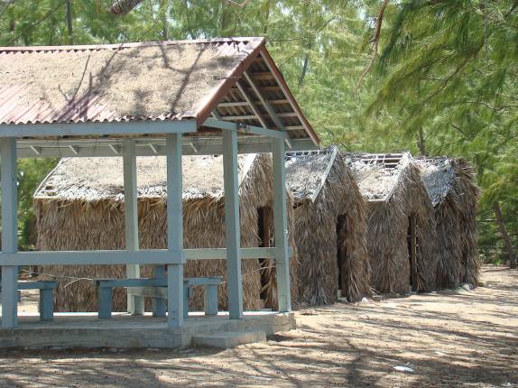 Tiki Huts, em Middle Caicos Tiki Huts, em Middle Caicos