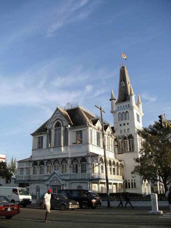 Town Hall, ou prefeiruta, em Georgetown - Guiana Town Hall, ou prefeiruta, em Georgetown - Guiana