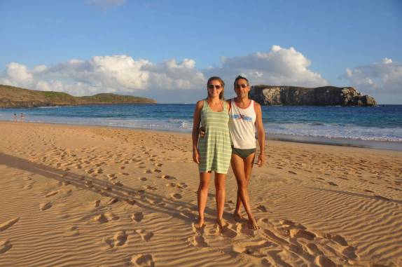Últimas luzes na Praia do Leão em Fernando de Noronha - PE Últimas luzes na Praia do Leão em Fernando de Noronha - PE