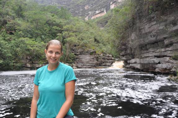 Um dos poços no rio da Cachoeira da Fumacinha, região de Ibicoara, na Chapada Diamantina - BA