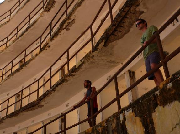 Visitando o Presidio Model, na Isla de la Juventud, em Cuba Visitando o Presidio Model, na Isla de la Juventud, em Cuba