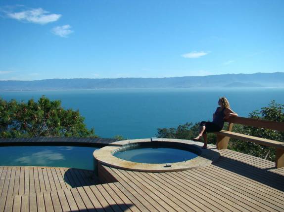 Vista da casa do Dudu e Celina em Ilha Bela - SP Vista da casa do Dudu e Celina em Ilha Bela - SP