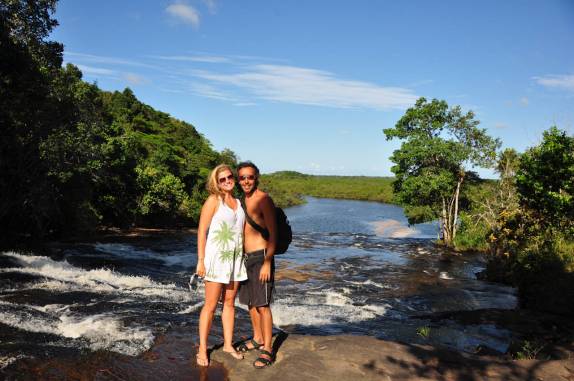 Vista do alto da Cachoeira do Tremembé, na Baía de Camamu - BA Vista do alto da Cachoeira do Tremembé, na Baía de Camamu - BA