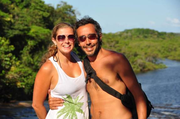 Vista do alto da Cachoeira do Tremembé, na Baía de Camamu - BA Vista do alto da Cachoeira do Tremembé, na Baía de Camamu - BA