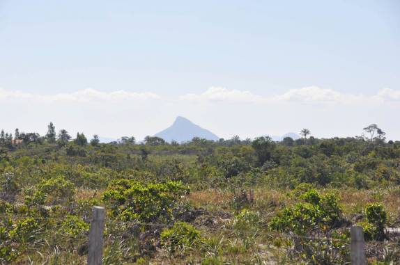 Vista do Monte Pascoal, em Corumbau - BA