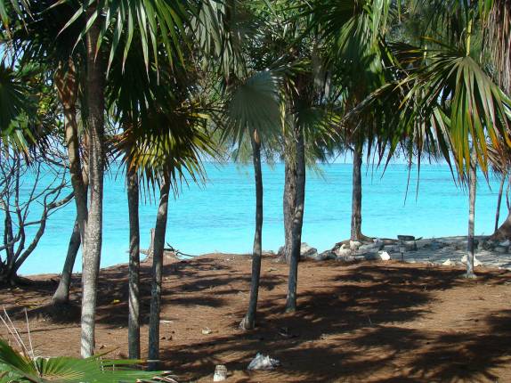 Vista do nosso quarto na pousada Pelicane,em North Caicos Vista do nosso quarto na pousada Pelicane,em North Caicos
