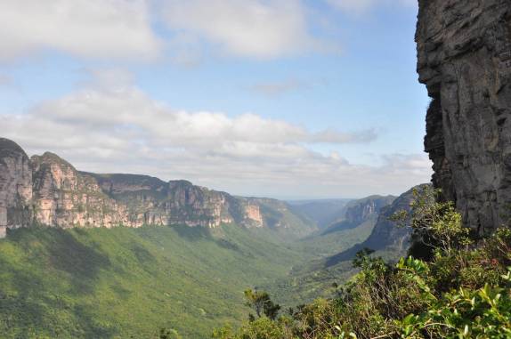 Vista do Vale do Pati do alto do Morro do Castelo, na Chapada Diamantina - BA Vista do Vale do Pati do alto do Morro do Castelo, na Chapada Diamantina - BA
