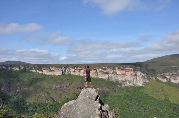 Vista do Vale do Pati do alto do Morro do Castelo, na Chapada Diamantina - BA Vista do Vale do Pati do alto do Morro do Castelo, na Chapada Diamantina - BA