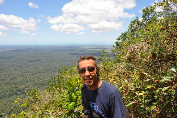 Visual do alto do Monte Pascoal, no P.N do Monte Pascoal, próximo à Itamaraju - BA