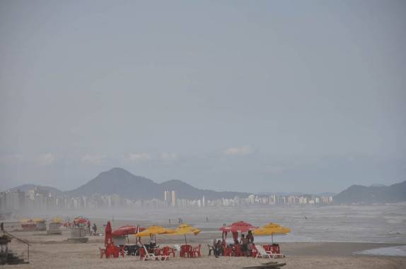 Visão de Praia Grande, no litoral sul de São Paulo Visão de Praia Grande, no litoral sul de São Paulo