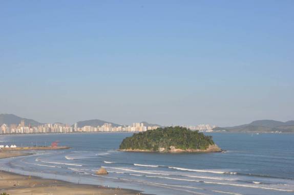 Visão do bondinho de São Vicente - SP