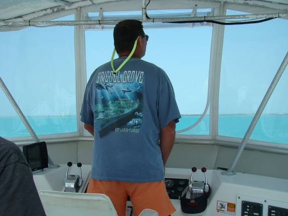 Voltando do mergulho em Key Largo Voltando do mergulho em Key Largo