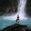 Visitando a maravilhosa Cascata do Rio Celeste, no Parque Nacional Tenorio, no norte da Costa Rica