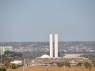 Congresso Nacional visto da torre de TV em Brasília - DF